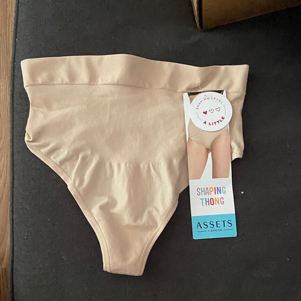 Assets By Spanx Shaping Thong - Beige